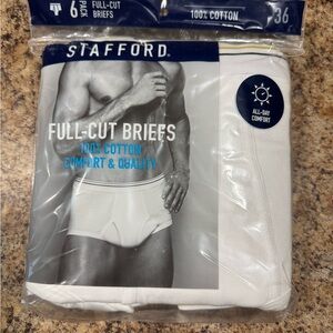 Stafford White Classic Briefs Multi-Pack